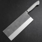 Chinese Cleaver AUS-8 Nashiji Western Stainless Handle 205mm-[Musashi]-[Japanese-Kitchen-Knives]