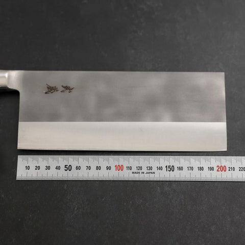 Chinese Cleaver AUS-8 Nashiji Western Stainless Handle 205mm-[Musashi]-[Japanese-Kitchen-Knives]