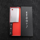 Chopper Molybdenum Polished Black Handle 150mm (5.9”)-[Musashi]-[Japanese-Kitchen-Knives]