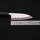 Deba AUS-8 Polished Dark Blue Urushi Handle 120mm-[Musashi]-[Japanese-Kitchen-Knives]