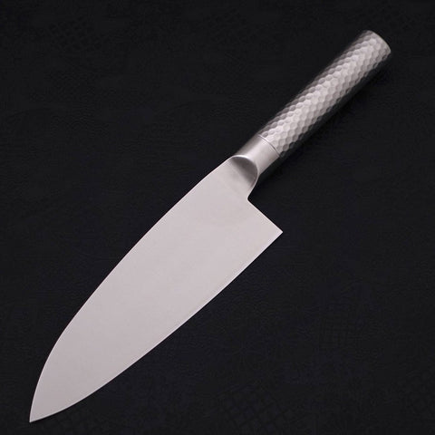 Deba All-Stainless Pure-Molybdenum 180mm-[Musashi]-[Japanese-Kitchen-Knives]