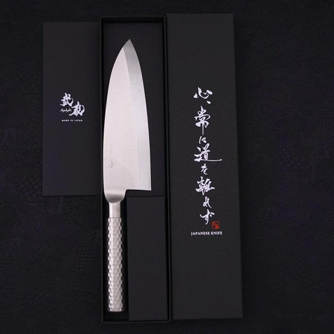Deba All-Stainless Pure-Molybdenum 180mm-[Musashi]-[Japanese-Kitchen-Knives]