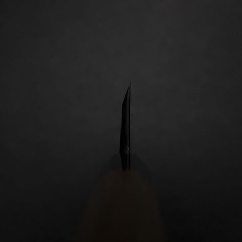 Deba Blue Steel #1 Kasumi Buffalo Teak Handle 135mm-[Musashi]-[Japanese-Kitchen-Knives]
