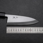 Deba Blue Steel #1 Kasumi Buffalo Teak Handle 135mm-[Musashi]-[Japanese-Kitchen-Knives]