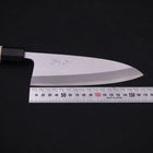 Deba Blue Steel #2 Kasumi Buffalo Magnolia Handle 180mm (7”)-[Musashi]-[Japanese-Kitchen-Knives]