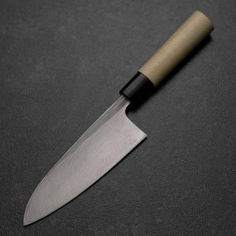 Deba Blue Steel #2 Kurouchi Magnolia Handle 150mm-[Musashi]-[Japanese-Kitchen-Knives]