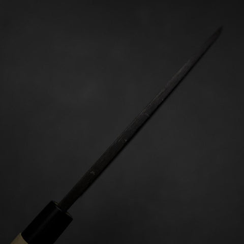 Deba Blue Steel #2 Kurouchi Magnolia Handle 165mm (6.5”)-[Musashi]-[Japanese-Kitchen-Knives]