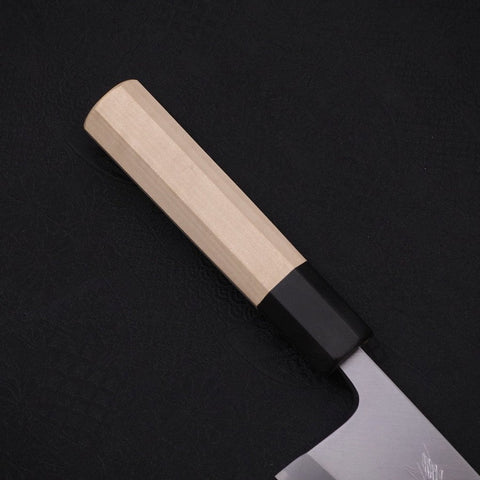 Deba Blue Steel #2 Kasumi Buffalo Magnolia Handle 180mm-[Musashi]-[Japanese-Kitchen-Knives]