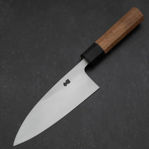 Deba Blue Steel #2 Kasumi Walnut Handle 150mm-[Musashi]-[Japanese-Kitchen-Knives]