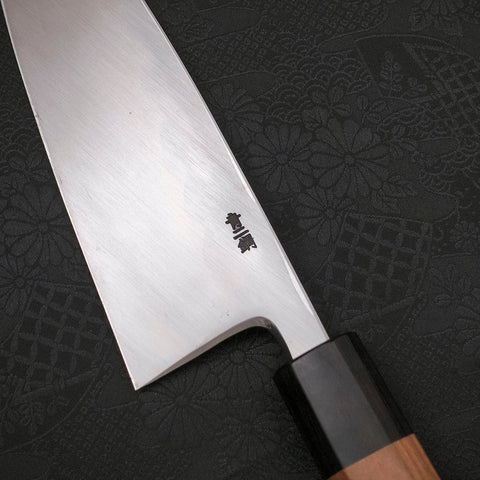 Deba Blue Steel #2 Kasumi Walnut Handle 195mm-[Musashi]-[Japanese-Kitchen-Knives]