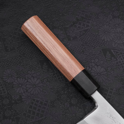 Deba Blue Steel #2 Kasumi Walnut Handle 195mm-[Musashi]-[Japanese-Kitchen-Knives]