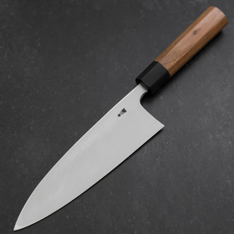 Deba Blue Steel #2 Kasumi Walnut Handle 210mm-[Musashi]-[Japanese-Kitchen-Knives]