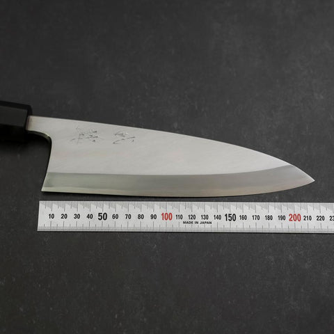 Deba Blue Steel #2 Kasumi Walnut Handle 210mm-[Musashi]-[Japanese-Kitchen-Knives]