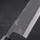 Deba Blue Steel #2 Kurouchi Buffalo Ebony Handle 300mm - Thick-[Musashi]-[Japanese-Kitchen-Knives]