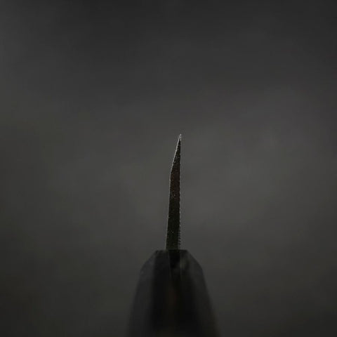 Deba Blue Steel #2 Suminagashi Buffalo Ebony Handle 150mm-[Musashi]-[Japanese-Kitchen-Knives]