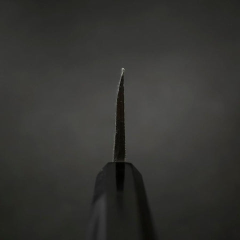 Deba Blue Steel #2 Suminagashi Buffalo Ebony Handle 165mm-[Musashi]-[Japanese-Kitchen-Knives]