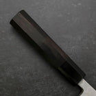 Deba Blue Steel #2 Suminagashi Buffalo Ebony Handle 165mm-[Musashi]-[Japanese-Kitchen-Knives]