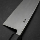 Deba Blue Steel #2 Suminagashi Buffalo Ebony Handle 180mm-[Musashi]-[Japanese-Kitchen-Knives]