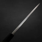 Deba Blue Steel #2 Suminagashi Buffalo Ebony Handle 180mm-[Musashi]-[Japanese-Kitchen-Knives]