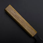 Deba Double Bevel White Steel #2 Kurouchi Oak Handle 120mm-[Musashi]-[Japanese-Kitchen-Knives]
