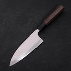 Deba Left Hand AUS-10 Polished Buffalo Wenge Handle 150mm (5.9”)-[Musashi]-[Japanese-Kitchen-Knives]