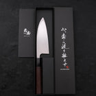Deba Left Hand AUS-10 Polished Buffalo Wenge Handle 150mm (5.9”)-[Musashi]-[Japanese-Kitchen-Knives]
