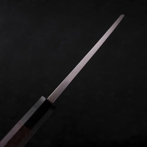 Deba Left Hand AUS-10 Polished Buffalo Wenge Handle 150mm-[Musashi]-[Japanese-Kitchen-Knives]