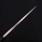 Deba Left Hand Silver Steel #3 Kasumi Buffalo Ebony Handle 180mm (7”)-[Musashi]-[Japanese-Kitchen-Knives]