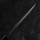 Deba Left Hand White Steel #2 Kurouchi Tsuchime Cherry Handle 165mm-[Musashi]-[Japanese-Kitchen-Knives]