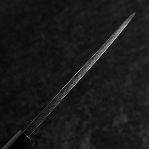 Deba Left Hand White Steel #2 Kurouchi Tsuchime Cherry Handle 165mm-[Musashi]-[Japanese-Kitchen-Knives]