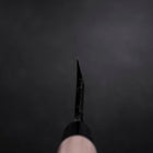 Deba Left Hand White Steel #2 Kurouchi Tsuchime Cherry Handle 180mm-[Musashi]-[Japanese-Kitchen-Knives]