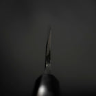 Deba Silver Steel #3 Kasumi Buffalo Ebony Handle 180mm-[Musashi]-[Japanese-Kitchen-Knives]