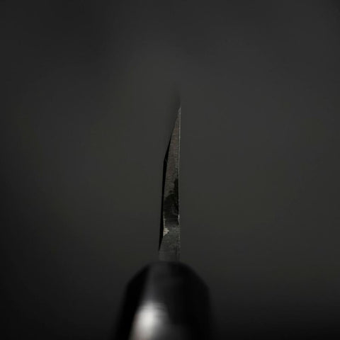 Deba Silver Steel #3 Kasumi Buffalo Ebony Handle 180mm-[Musashi]-[Japanese-Kitchen-Knives]