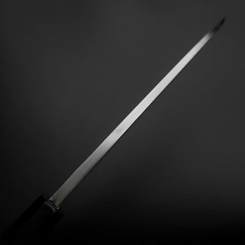 Deba Silver Steel #3 Kasumi Buffalo Ebony Handle 180mm-[Musashi]-[Japanese-Kitchen-Knives]