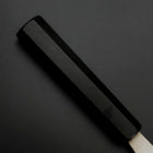Deba Silver Steel #3 Kasumi Buffalo Ebony Handle 180mm-[Musashi]-[Japanese-Kitchen-Knives]