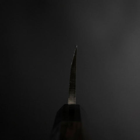 Deba Silver Steel #3 Kasumi Buffalo Ebony Handle 210mm (8.3”)-[Musashi]-[Japanese-Kitchen-Knives]