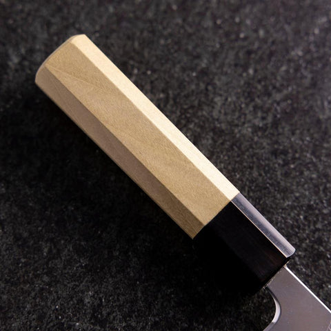 Deba Silver Steel #3 Kasumi Buffalo Magnolia Handle 120mm-[Musashi]-[Japanese-Kitchen-Knives]
