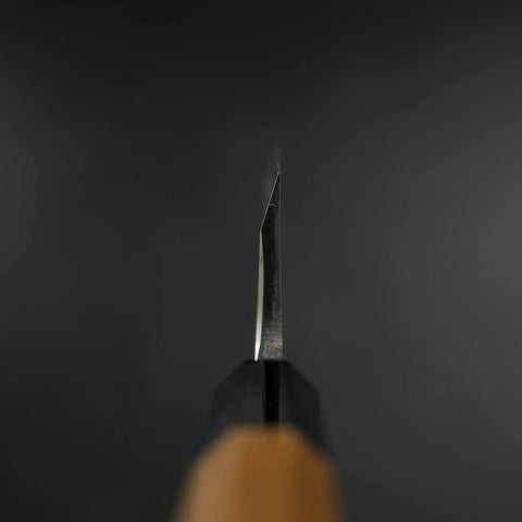 Deba Silver Steel #3 Kasumi Buffalo Teak Handle 180mm-[Musashi]-[Japanese-Kitchen-Knives]