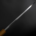 Deba Silver Steel #3 Kasumi Yaki Urushi Handle 180mm-[Musashi]-[Japanese-Kitchen-Knives]