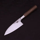 Deba Silver Steel #3 Walnut Handle 135mm-[Musashi]-[Japanese-Kitchen-Knives]