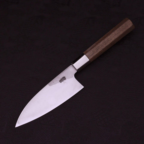 Deba Silver Steel #3 Walnut Handle 135mm-[Musashi]-[Japanese-Kitchen-Knives]