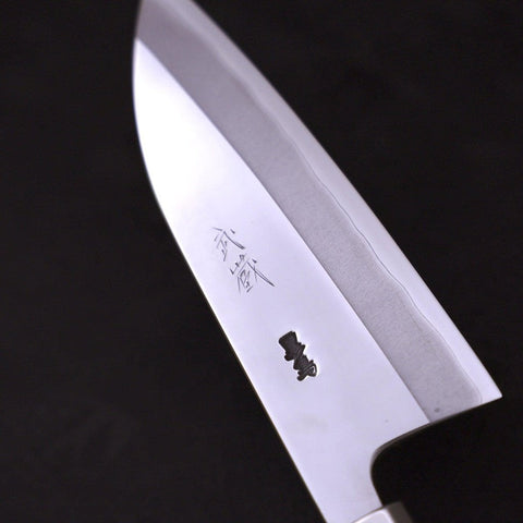 Deba Silver Steel #3 Walnut Handle 150mm-[Musashi]-[Japanese-Kitchen-Knives]