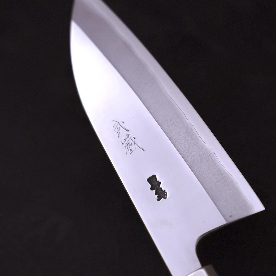 Deba Silver Steel #3 Walnut Handle 150mm-[Musashi]-[Japanese-Kitchen-Knives]