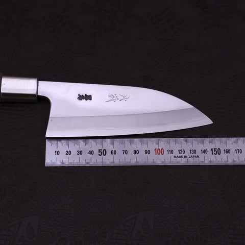 Deba Silver Steel #3 Walnut Handle 150mm-[Musashi]-[Japanese-Kitchen-Knives]