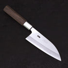 Deba Silver Steel #3 Walnut Handle 150mm-[Musashi]-[Japanese-Kitchen-Knives]