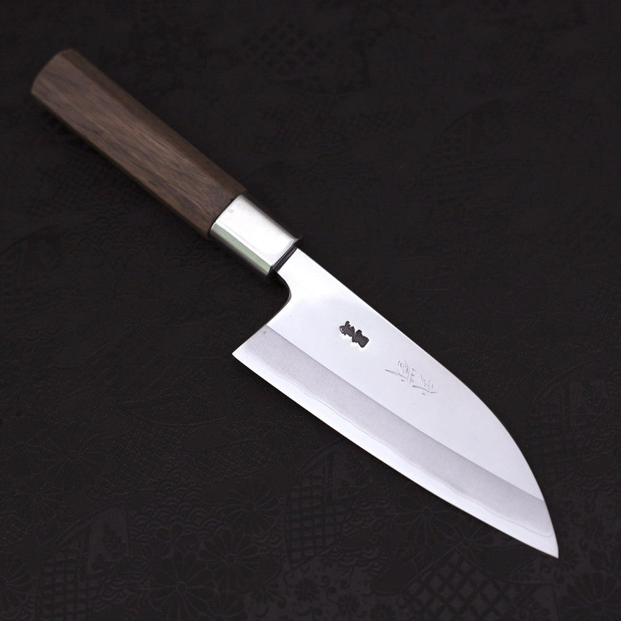 Deba Silver Steel #3 Walnut Handle 150mm-[Musashi]-[Japanese-Kitchen-Knives]