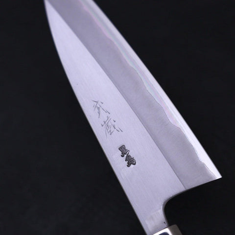 Deba Stainless Clad Blue Steel #2 Walnut Handle 165mm-[Musashi]-[Japanese-Kitchen-Knives]