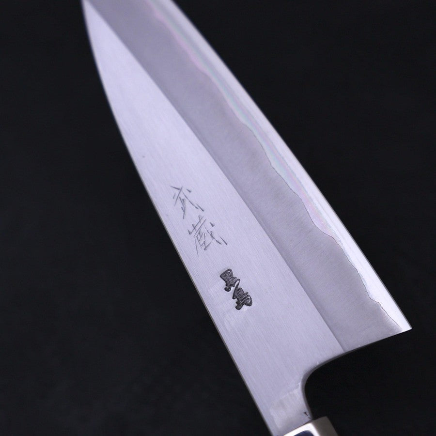 Deba Stainless Clad Blue Steel #2 Walnut Handle 165mm-[Musashi]-[Japanese-Kitchen-Knives]