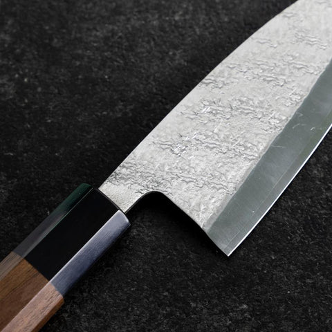 Deba VG-10 Nashiji Buffalo Walnut Handle 120mm (4.7”)-[Musashi]-[Japanese-Kitchen-Knives]