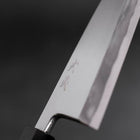 Deba White Steel #2 Hon-Kasumi Buffalo Teak Handle 165mm (6.5”)-[Musashi]-[Japanese-Kitchen-Knives]